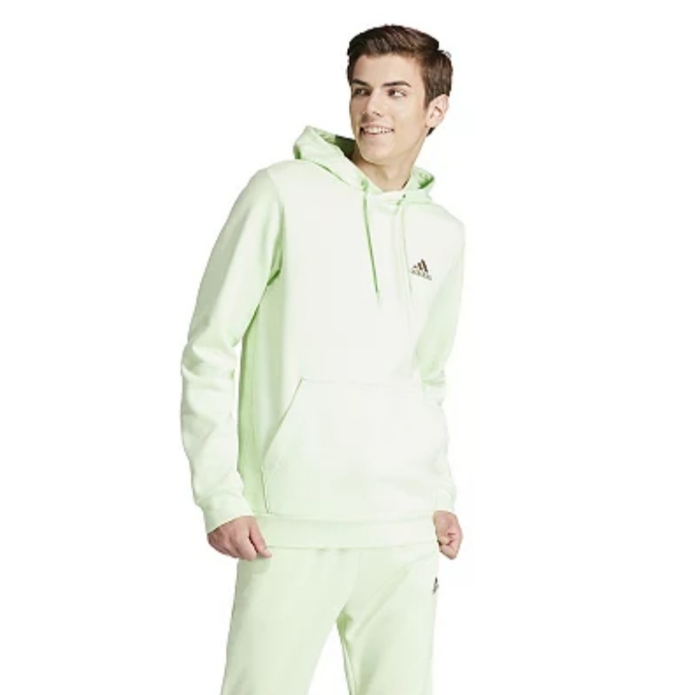 Adidas Green Pullover Sweatshirt with Hood